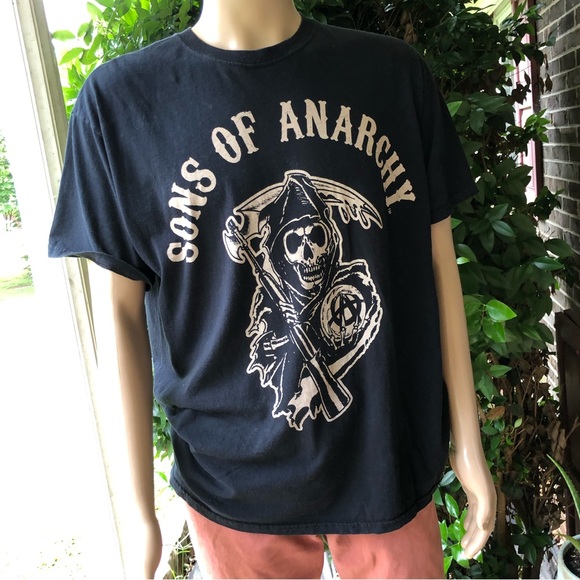 Other - Sons of Anarchy Shirt Adult XL Skeleton Death Vintage Top bike gang